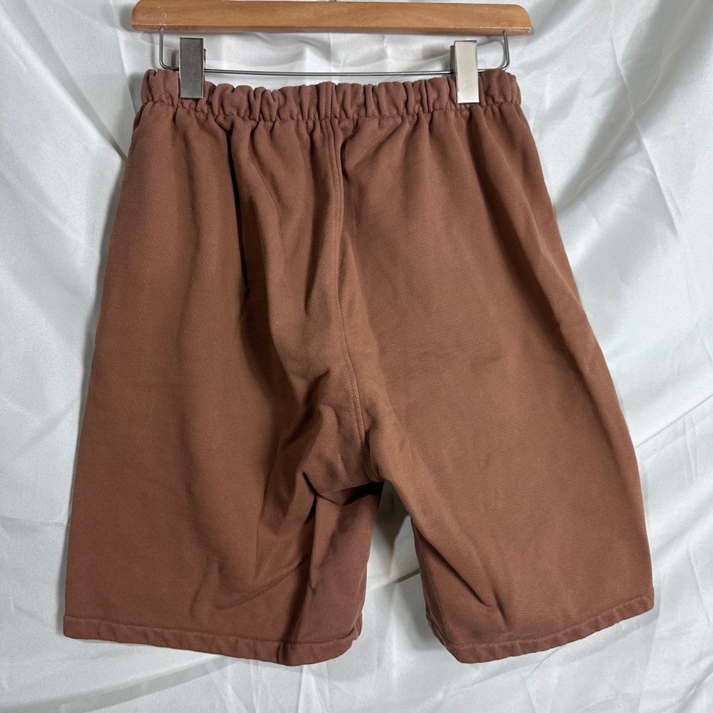Madhappy Love Our Mother Brown Sweat Shorts Mens Small Graphic Fleece Earth Day - Picture 5 of 9